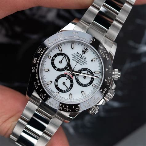 Rolex Cosmograph Daytona Oyster, 40 mm, emas putih .